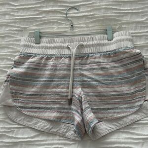 Athleta Gray and Pink Athletic Shorts